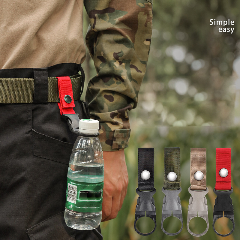 Water Bottle Holder Clip Multifunction Water Bottle Nylon Webbing