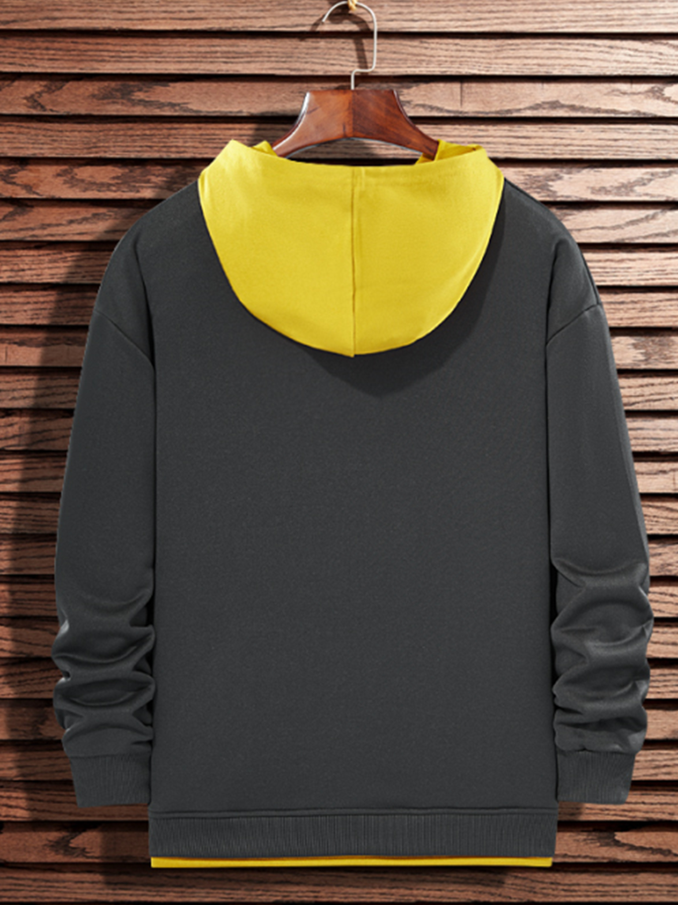 Hoodie - Dark yellow - Men