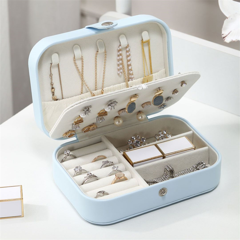 Stylish And Secure Jewelry Box For Earrings Bracelets - Temu