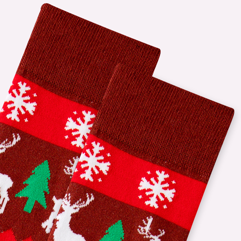 paire chaussettes mi homme noël neige Temu France