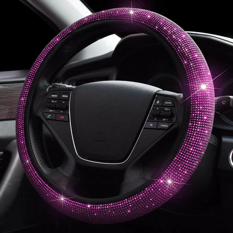 Car Decoration Kit Car Accessories Car Steering Wheel Covers - Temu