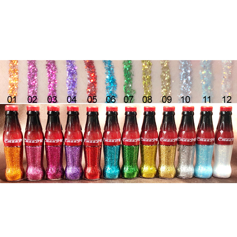 Glitter Liquid Eye Shadow Makeup Set