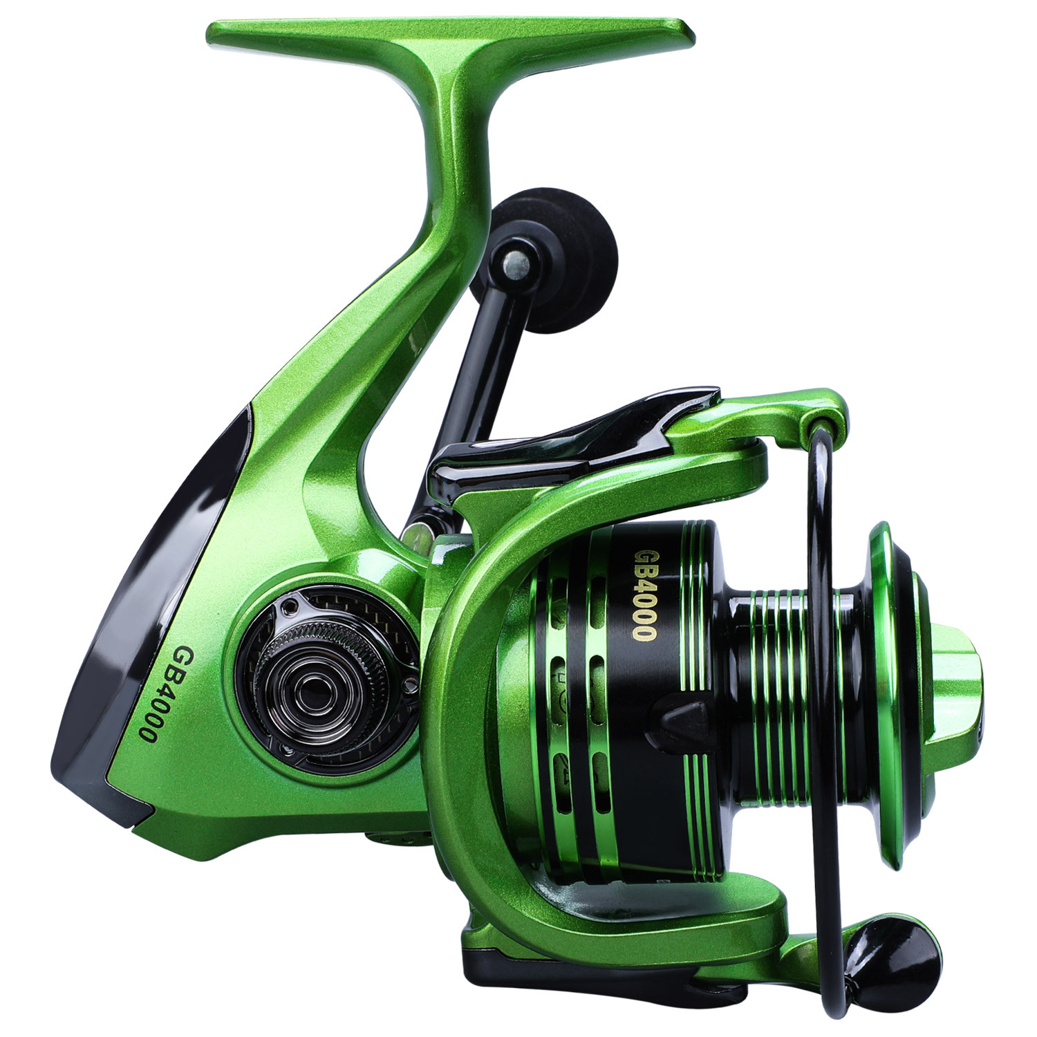  Sougayilang Spinning Fishing Reel, 5.2:1 High Speed Spinning  Reel, Lightweight 11+1BB Ultra Smooth for Saltwater or Freshwater - GT1000  : Sports & Outdoors