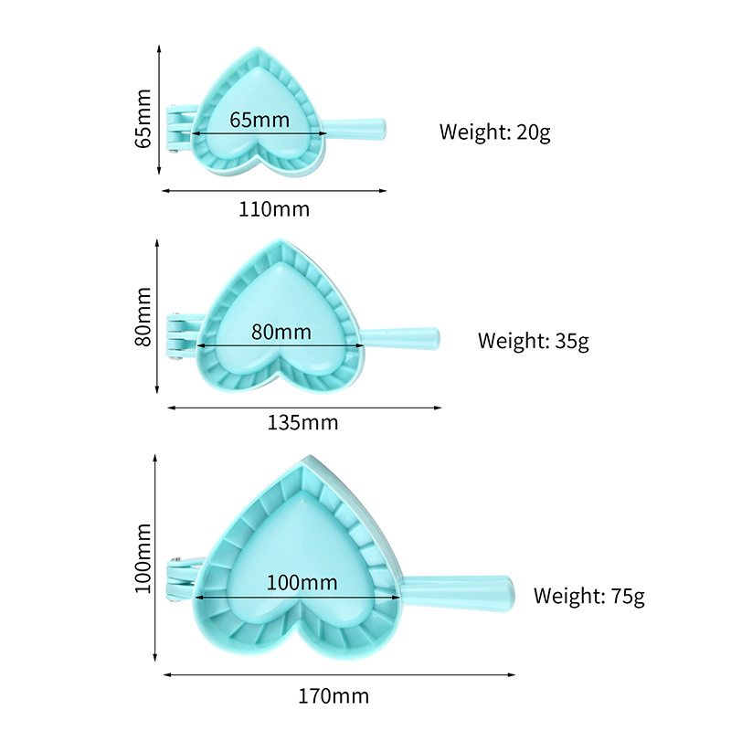 1pc Stampo Ravioli A Forma Cuore In Plastica Strumento - Temu Italy