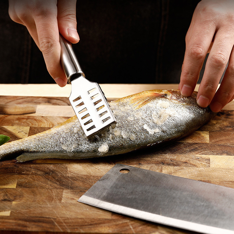

1pc Effortlessly Remove Fish Scale With Stainless Steel Planer