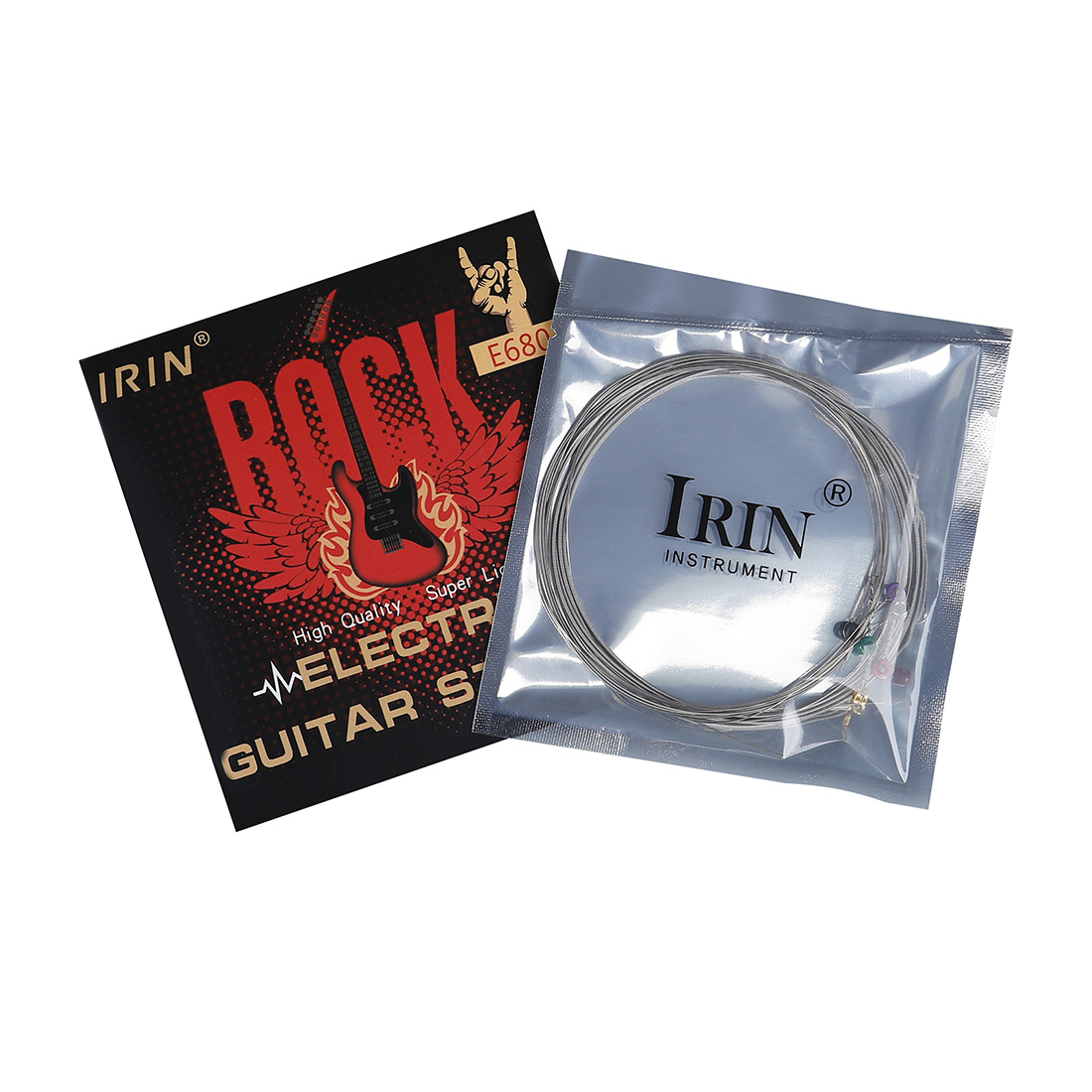 

Irin E680 Electric Guitar Strings Steel Mercerized Strings