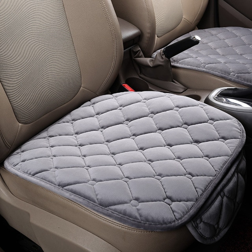 MyBeauty Autumn Winter Universal Plush Car Front Seat Cover Cushion Auto  Soft Pad Mat 