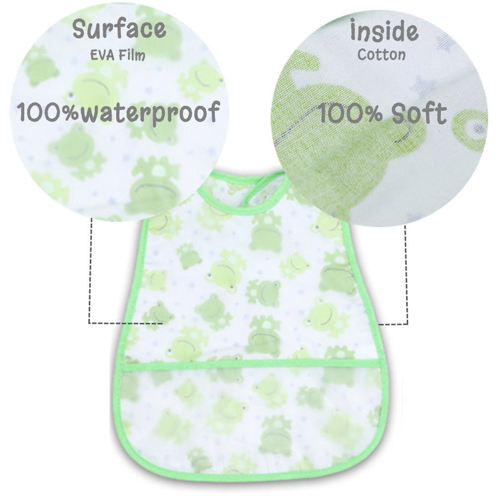 Forest + Fox Babero completo con mangas, baberos para bebés de 3 a 12 meses  de edad, imprescindibles para bebés, traje de babero impermeable a prueba