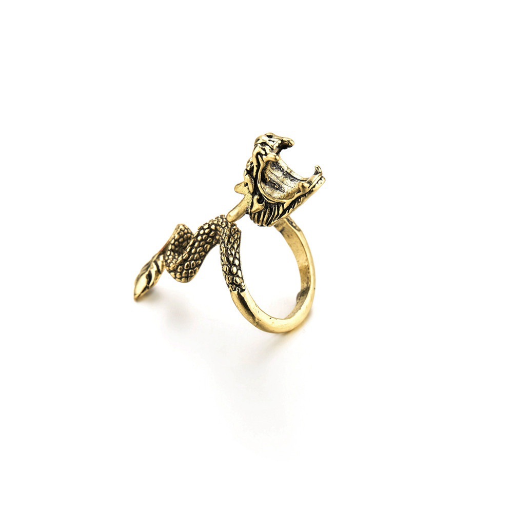 Dragon Mouth Grip Cigarette Holder Ring Adjustable
