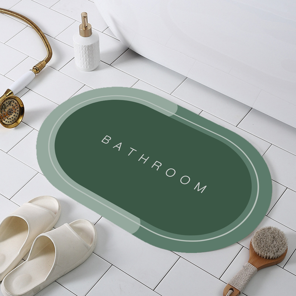 Super Absorbent Floor Mat, Napa Skin Absorbent Bathroom Mat, Non