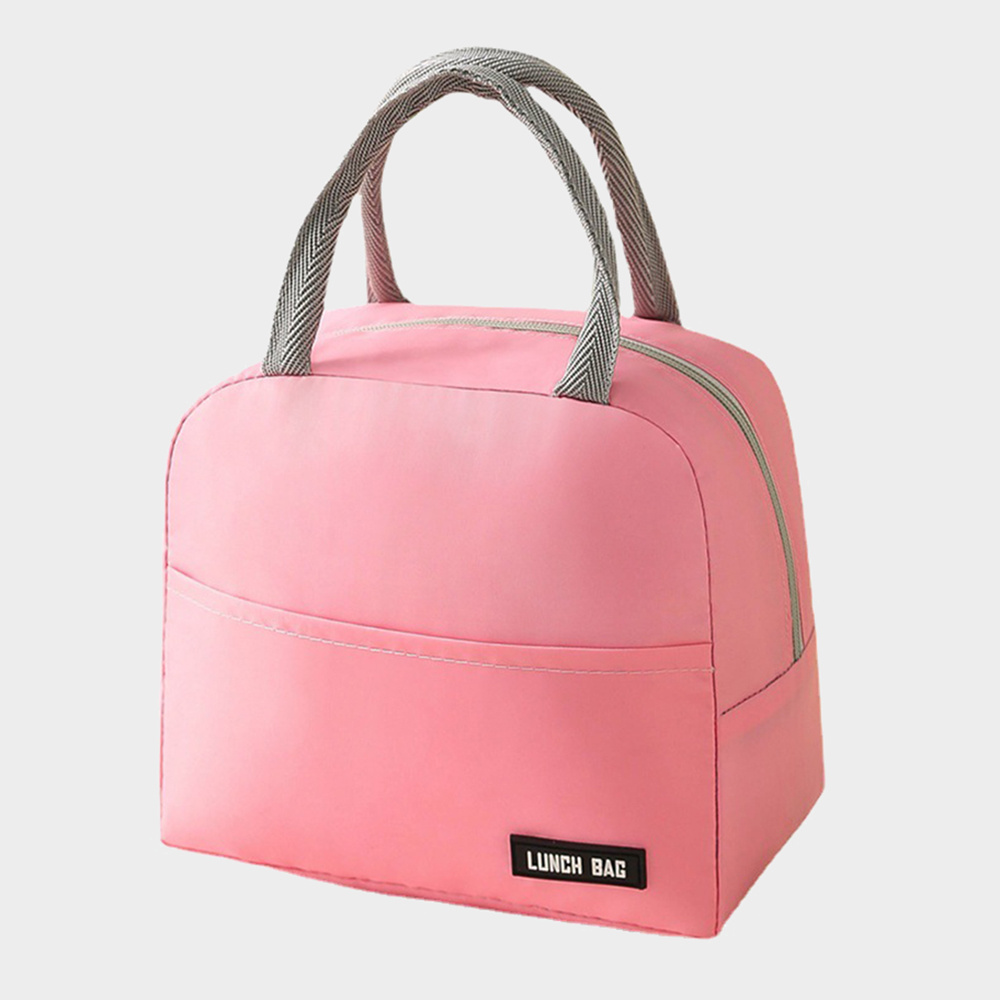 Lunch Box, Insulated Lunch Bag, Mini Waterproof Insulated Lunch Bag,  Portable Insulated Lunch Bag, Lunch Bag For Picnic/school/office (pink)