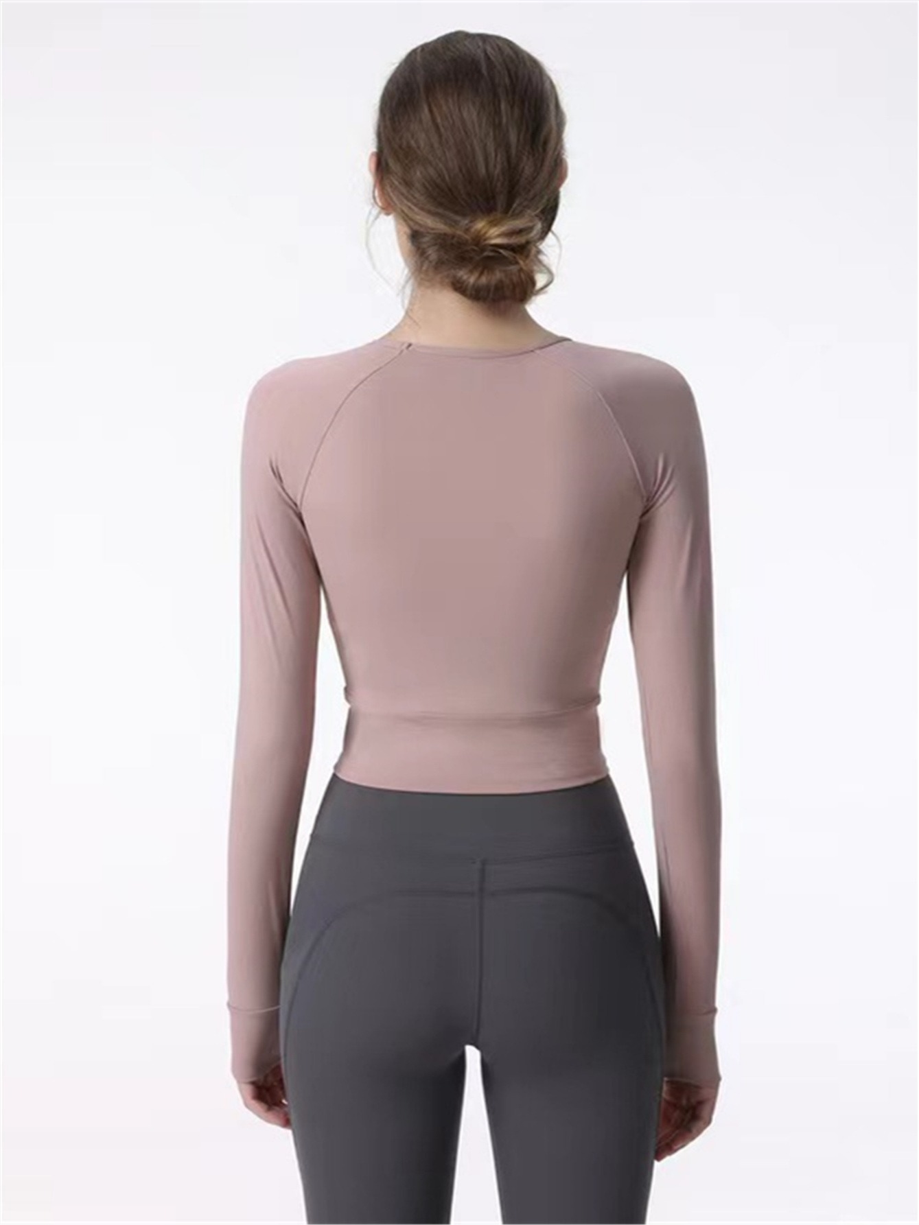 Yoga Clothes Long-sleeved Women's Lulu Sports Top Running Fitness