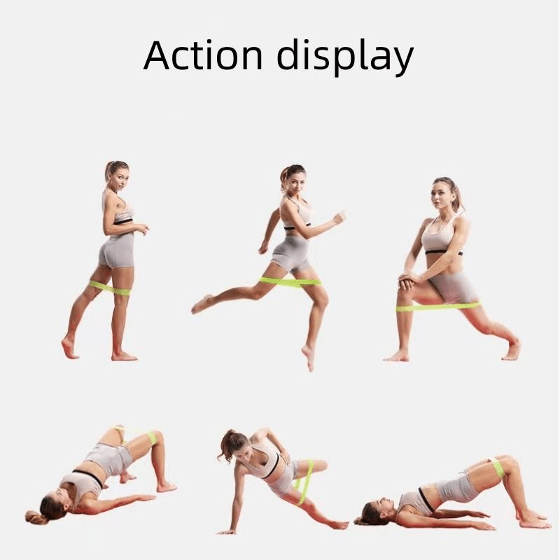 Conjunto de faixas de resistência para homens e mulheres, pacote com 5 diferentes níveis de resistência Faixa elástica para exercícios longos em academia em casa