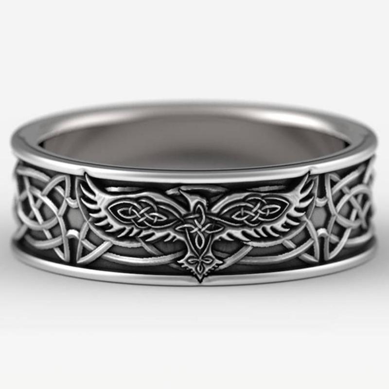 Men's Silver Color Eagle Pattern Ring - Clothing, Shoes & Jewelry - Temu