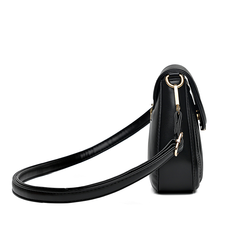 Women's Crumpled Textured Pu Leather Bag, Solid Color Flip Top Crossbody Bag  With Chain Strap - Temu
