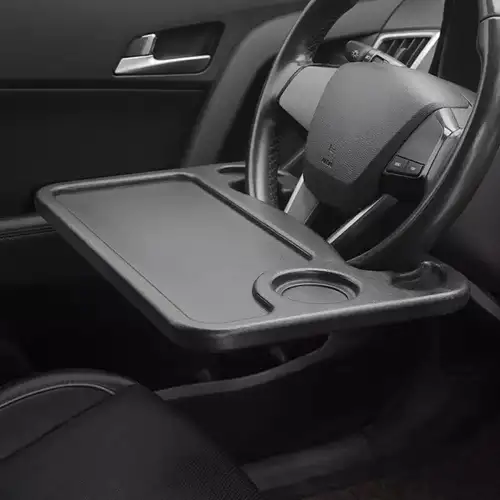 1pc Multifunktionale Auto Lenkrad Tisch Tablett (schwarz / Grau), Verpassen Sie Nicht Diese Tollen Angebote