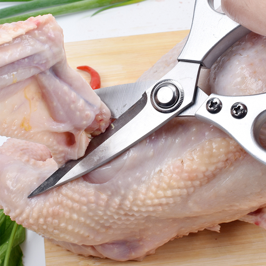 Kitchen Scissors, Kitchen Shears Heavy Duty Poultry Shears, Dishwasher Safe  Meat Scissors for Chicken, Bone, Poultry, Vegetable - AliExpress
