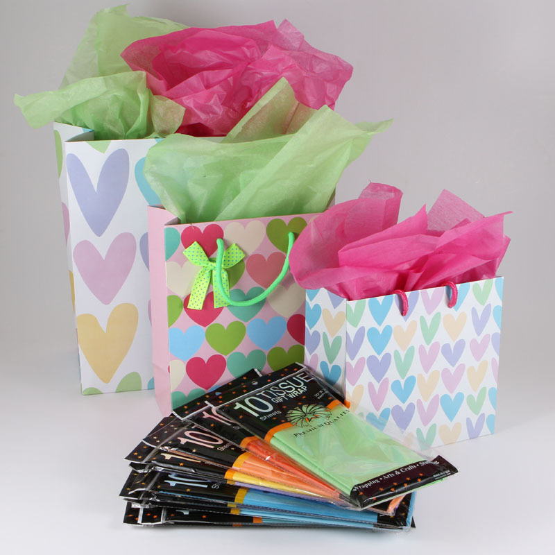 10 feuilles papier de soie pour emballage cadeau 10 couleurs - Temu Canada