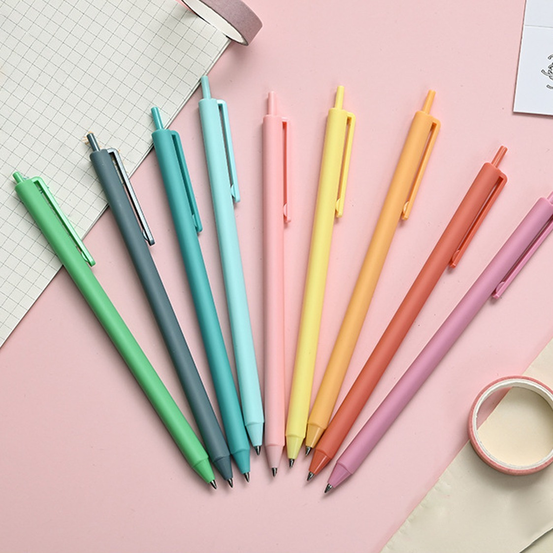 8pcs Colorful Erasable Gel Pen 0.5mm