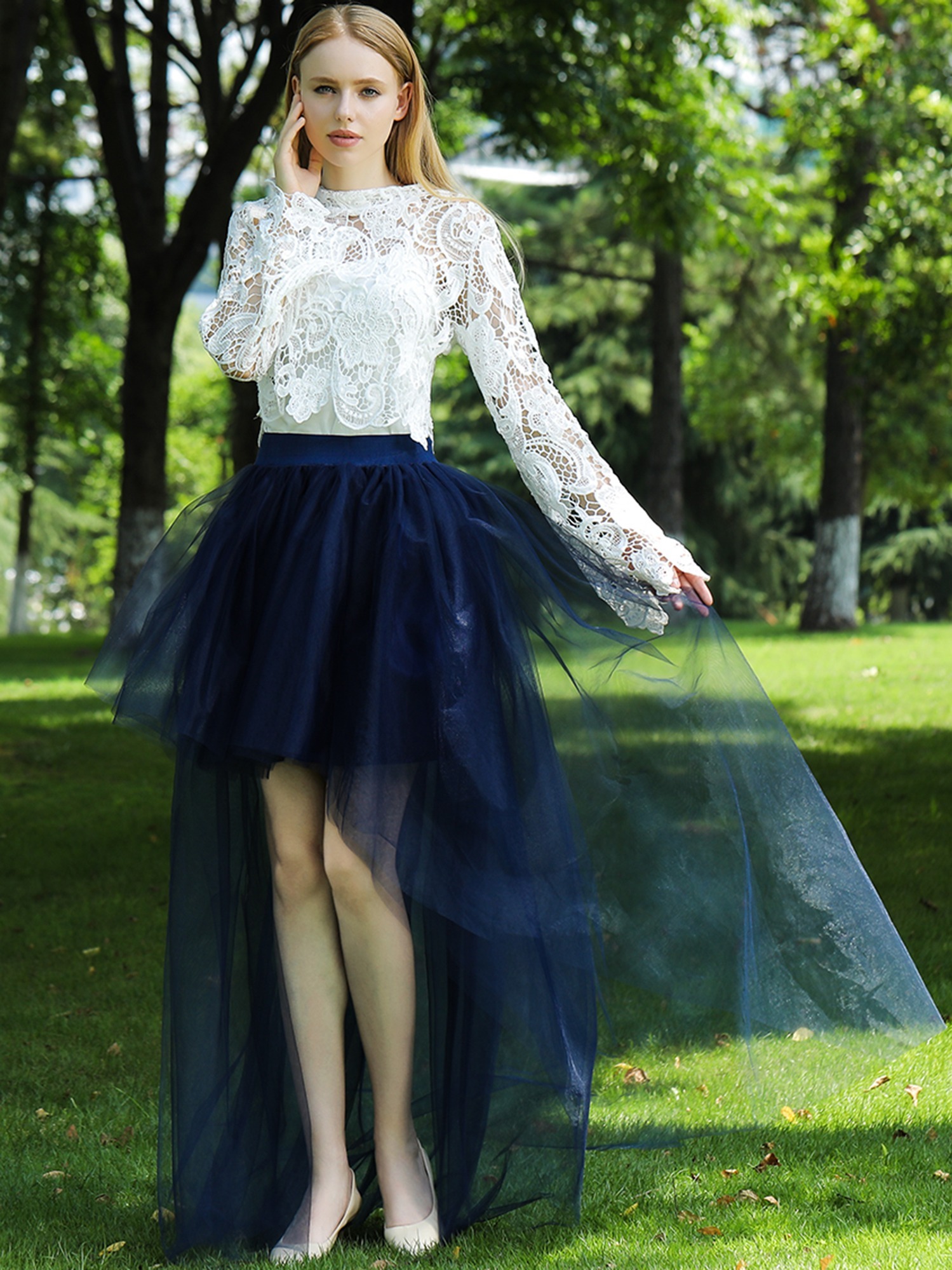 Navy skirts shop for weddings