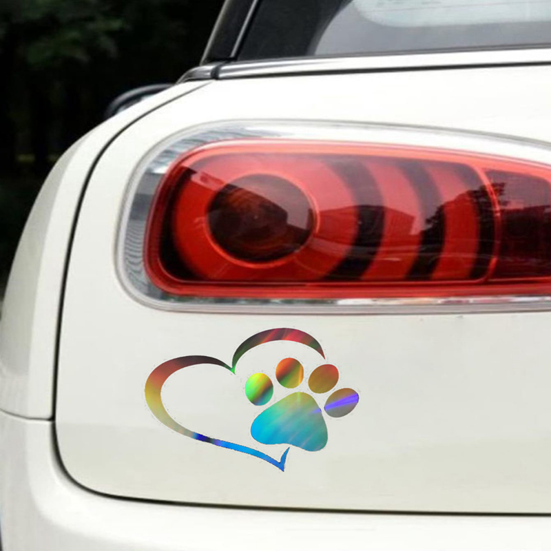 Show Love Furry Friend Heart shaped Dog Paw Print Car - Temu Canada