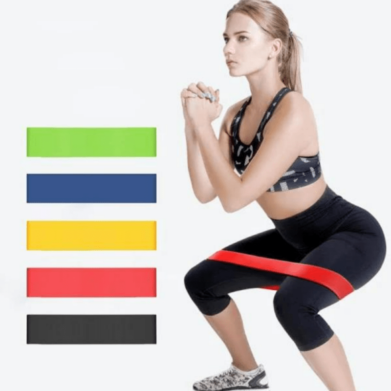 Resistance Bands Set for Home Gym Workouts - 5 Resistance Levels