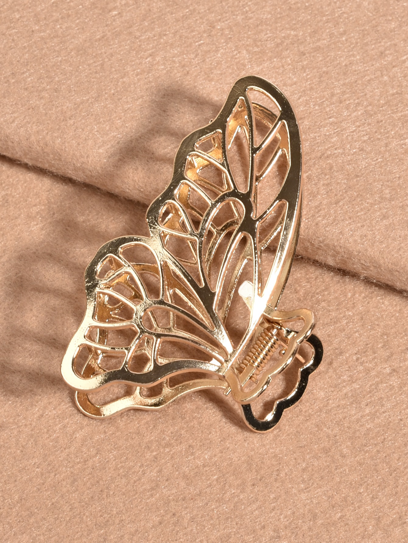 Golden Butterfly Hair Claw Hollow Butterfly Hair Claw Clip Temu New