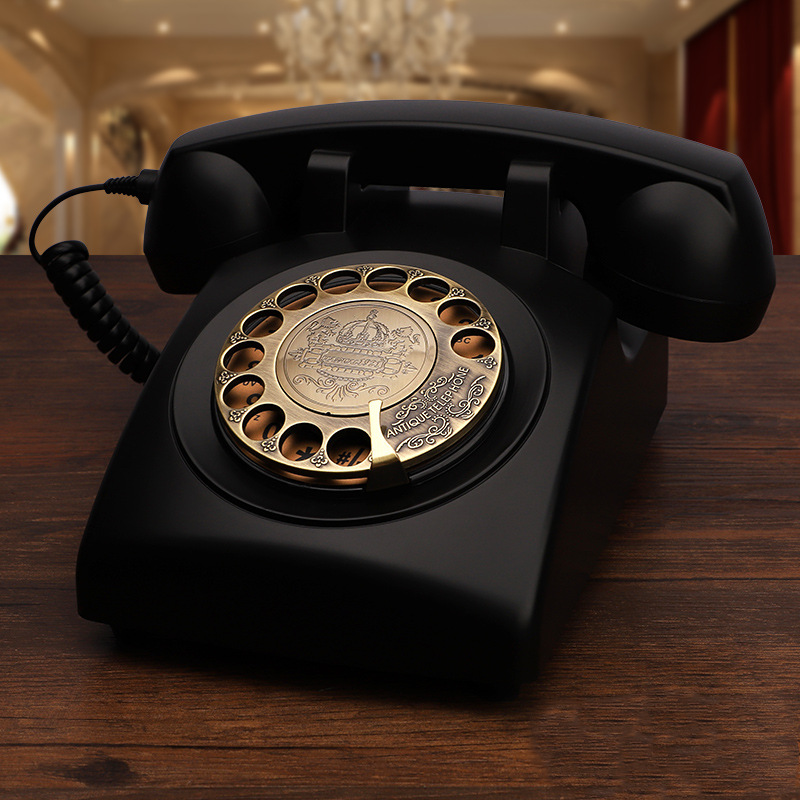 White Antique Telephone Corded Landline Home Phones Vintage - Temu