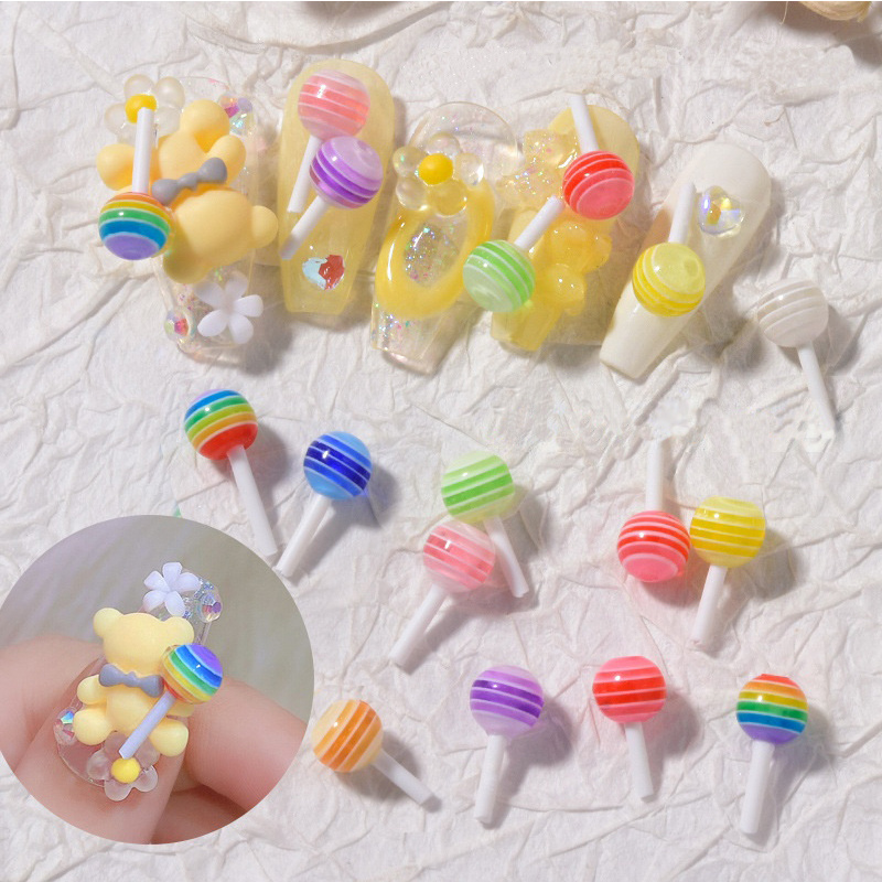  Leelosp 240 Pieces 3D Bear Nail Charms Gummy Candy Nail Charms  for Acrylic Nail Colorful Kawaii 3D Cute Resin Bear Charm for Nail Art DIY  Handmade Crafting : Beauty & Personal