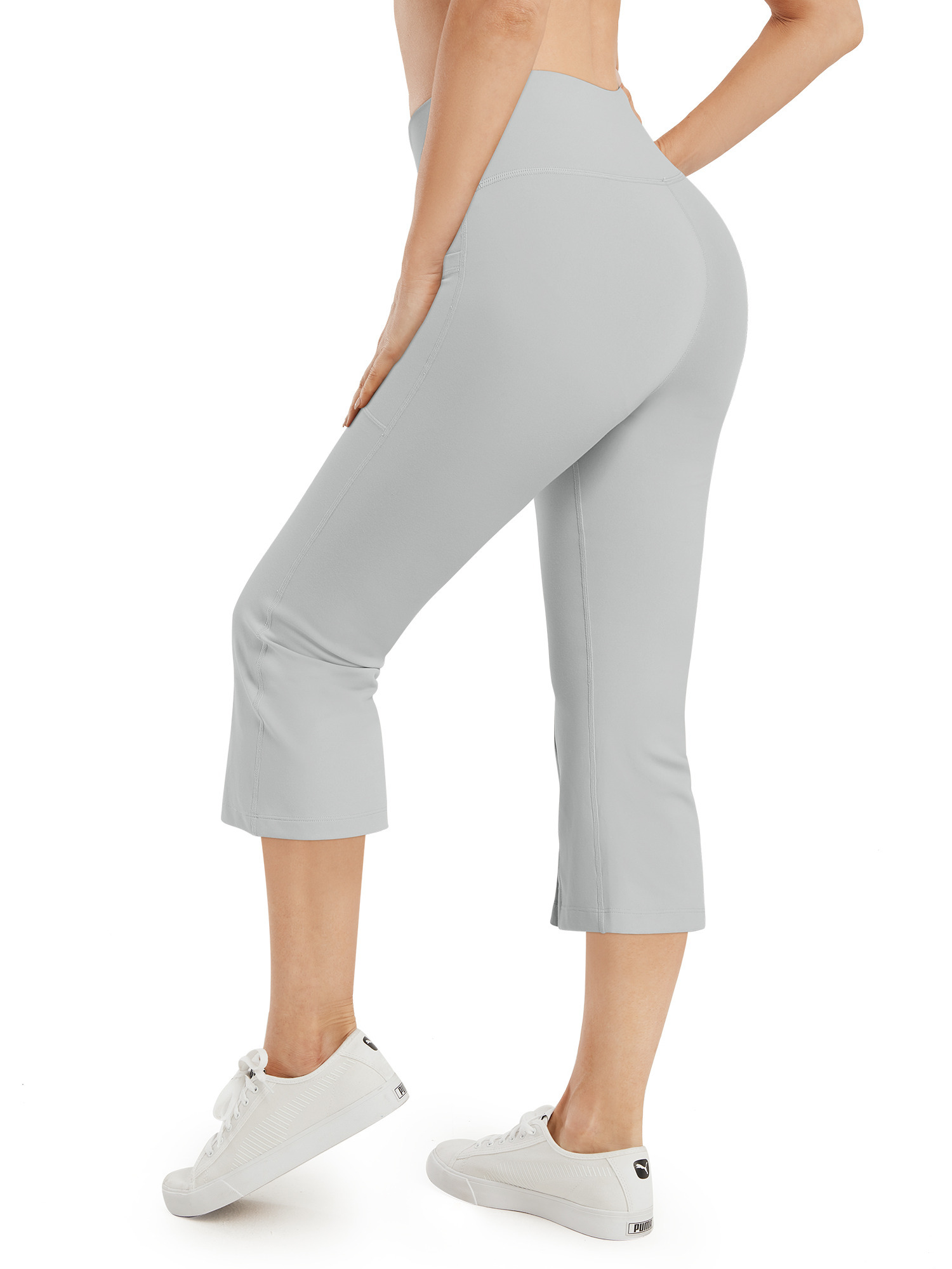 Flare Capri Workout Pants