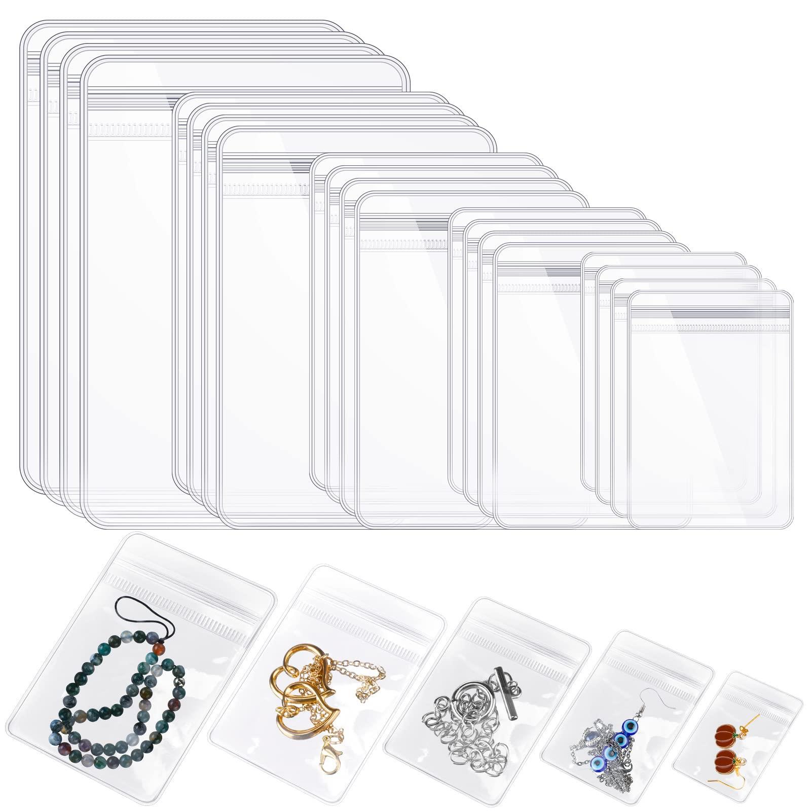Pvc Transparent Ziplock Bag Clear Jewelry Bag Dustproof Anti - Temu