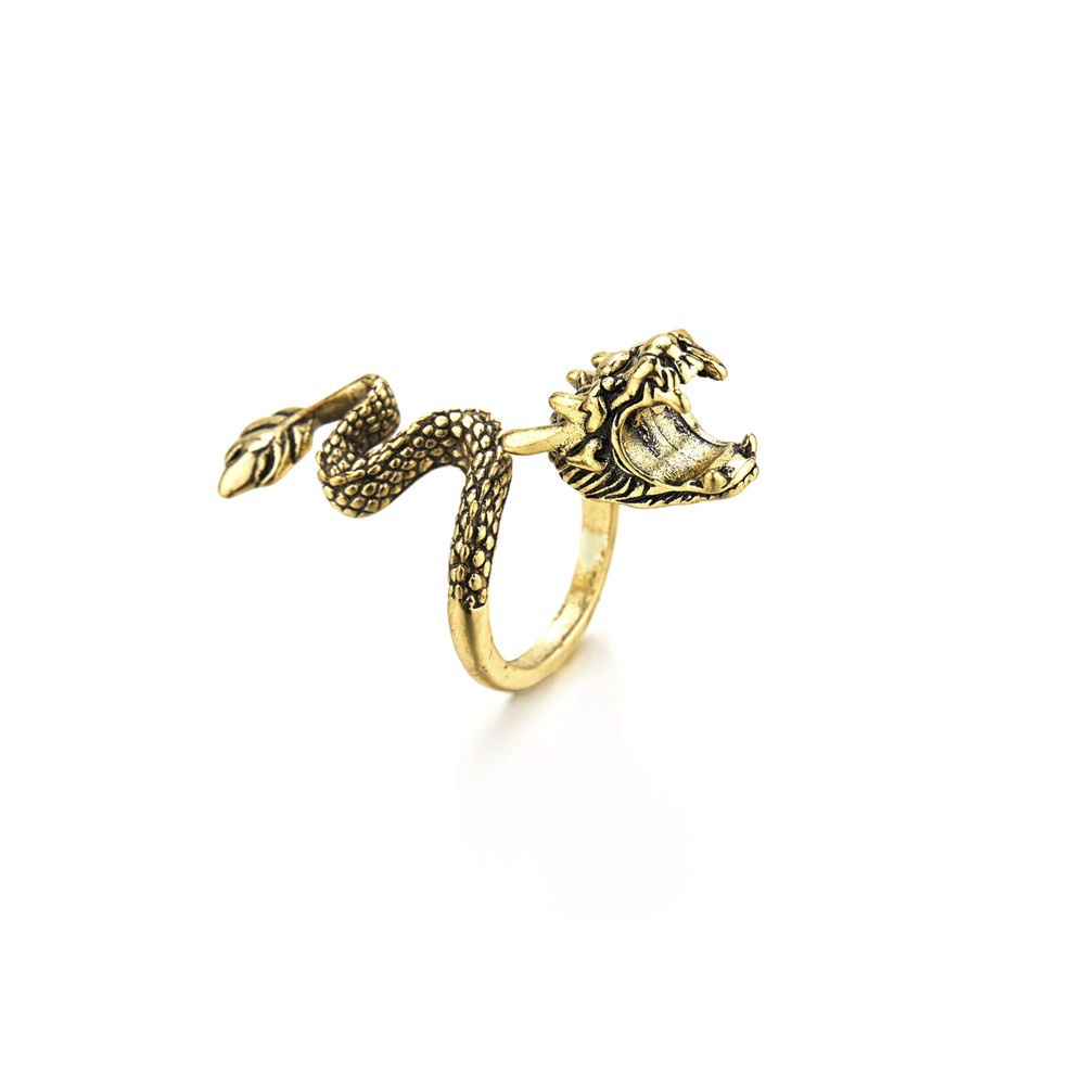 Dragon Mouth Grip Cigarette Holder Ring Adjustable