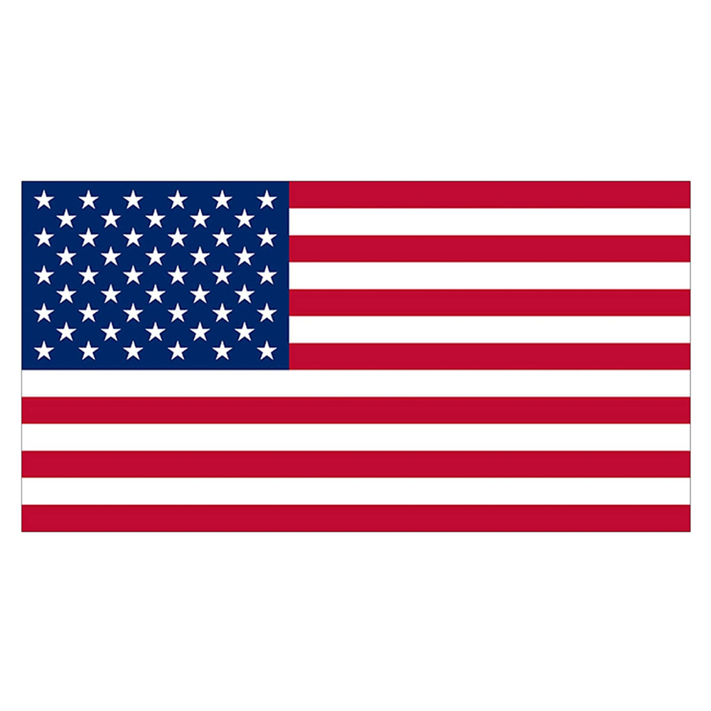 1 Pack American Flag Car Stickers Made Of Vinyl USA Patriotic Sticker Decal