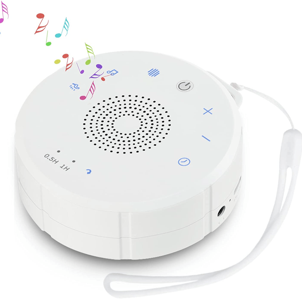 Máquina de sonido ruido blanco para dormir 8 sonidos relajantes bebes  adultos