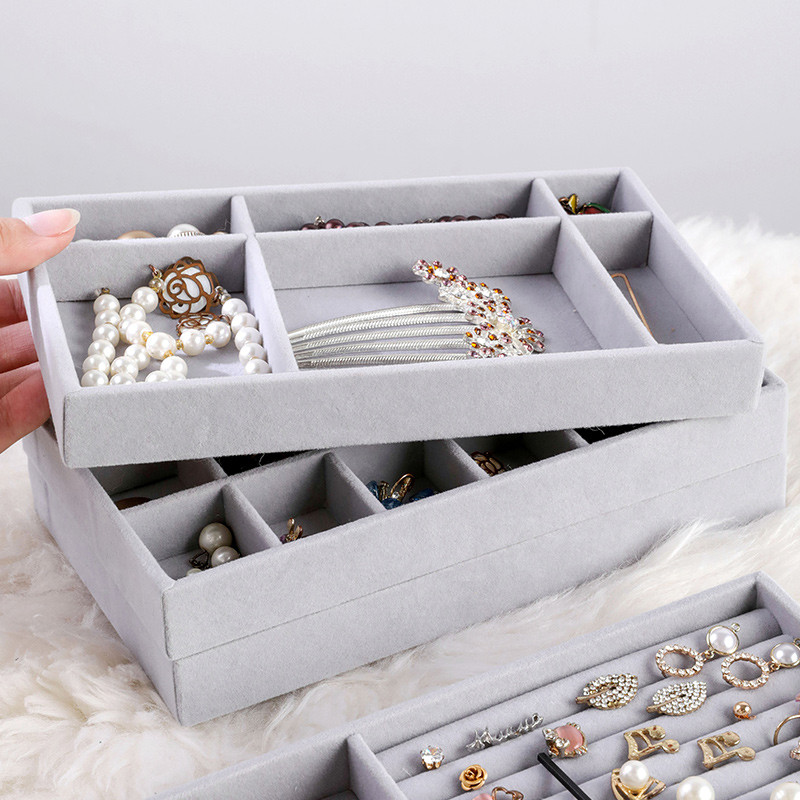 1pc Jewelry Storage Velvet Tray - Clothing, Shoes  Jewelry - Temu