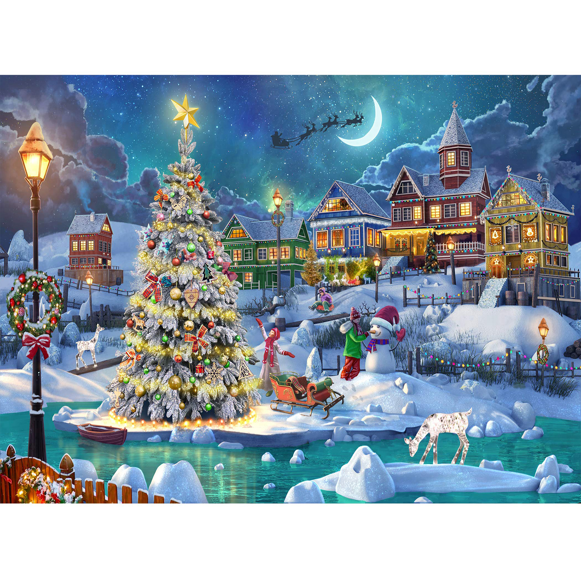 Artificial Diamond Painting Christmas Tree Diamond Painting - Temu