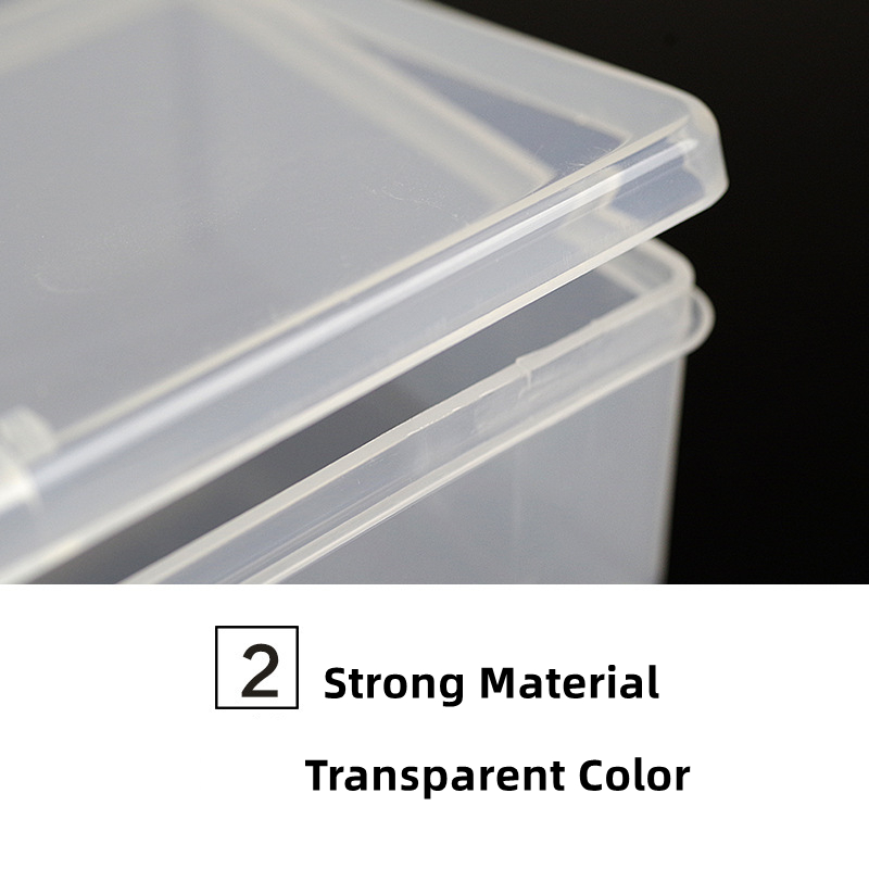 Transparent Storage Box for Nail Art Tools