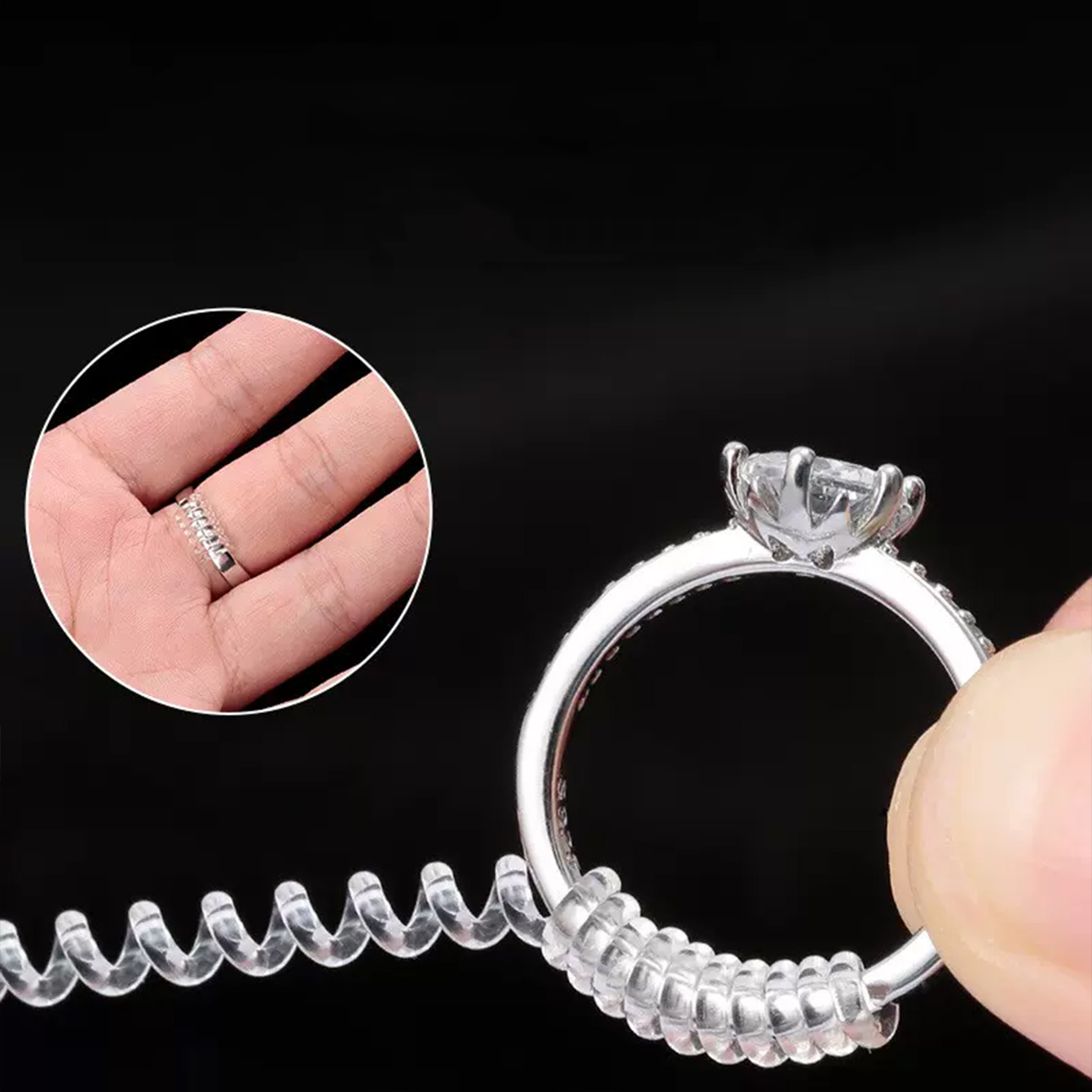 12pc/set Invisible Clear Ring Size Adjuster For Loose Rings / Transparent  Ring Sizer With 2-10mm Sizes / High Quality Jewelry Fit Reducer Guard  (baifu | Fruugo NO