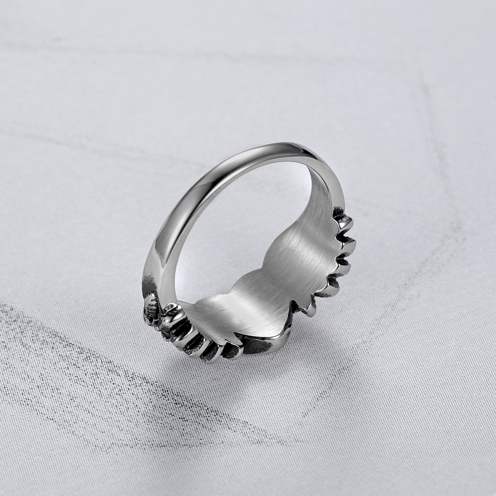 Silver color alloy men s ring temu