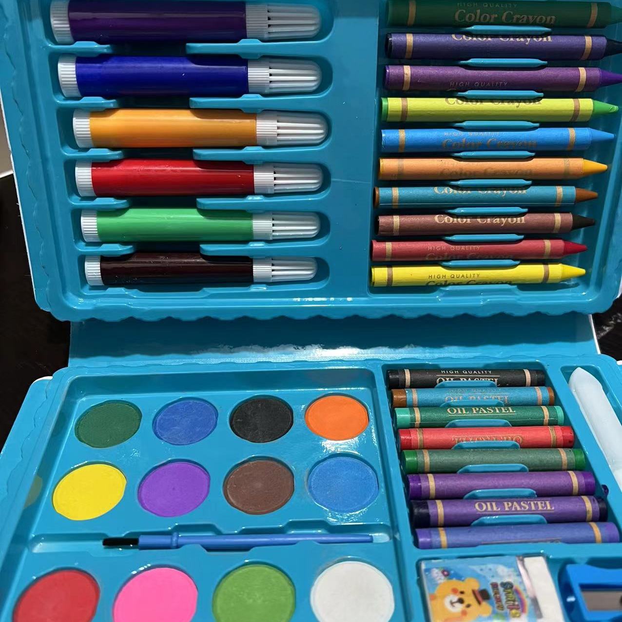Painting Brush Set Diy Painting Tool Watercolor Pen Crayon Color Pencil,  Children's Art Supplies - Temu