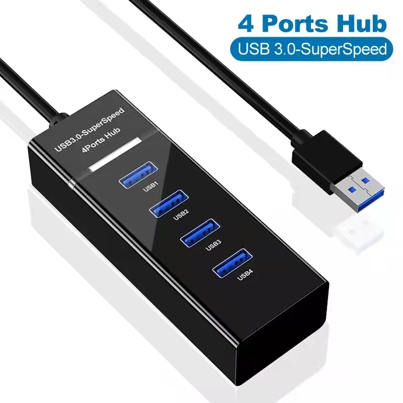 Docooler High Speed 4 Port USB 3.0 Multi HUB Expansion USB Hub for Desktop  PC Laptop Adapter USB HUB