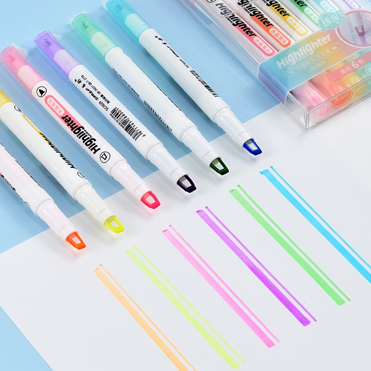 4 Pack 20 Pcs Cute Mini Highlighter Pens Stackable Kawaii Marker Pens  Classroom School Pastel Color Highlighters Cute Stationary Markers for  Girls