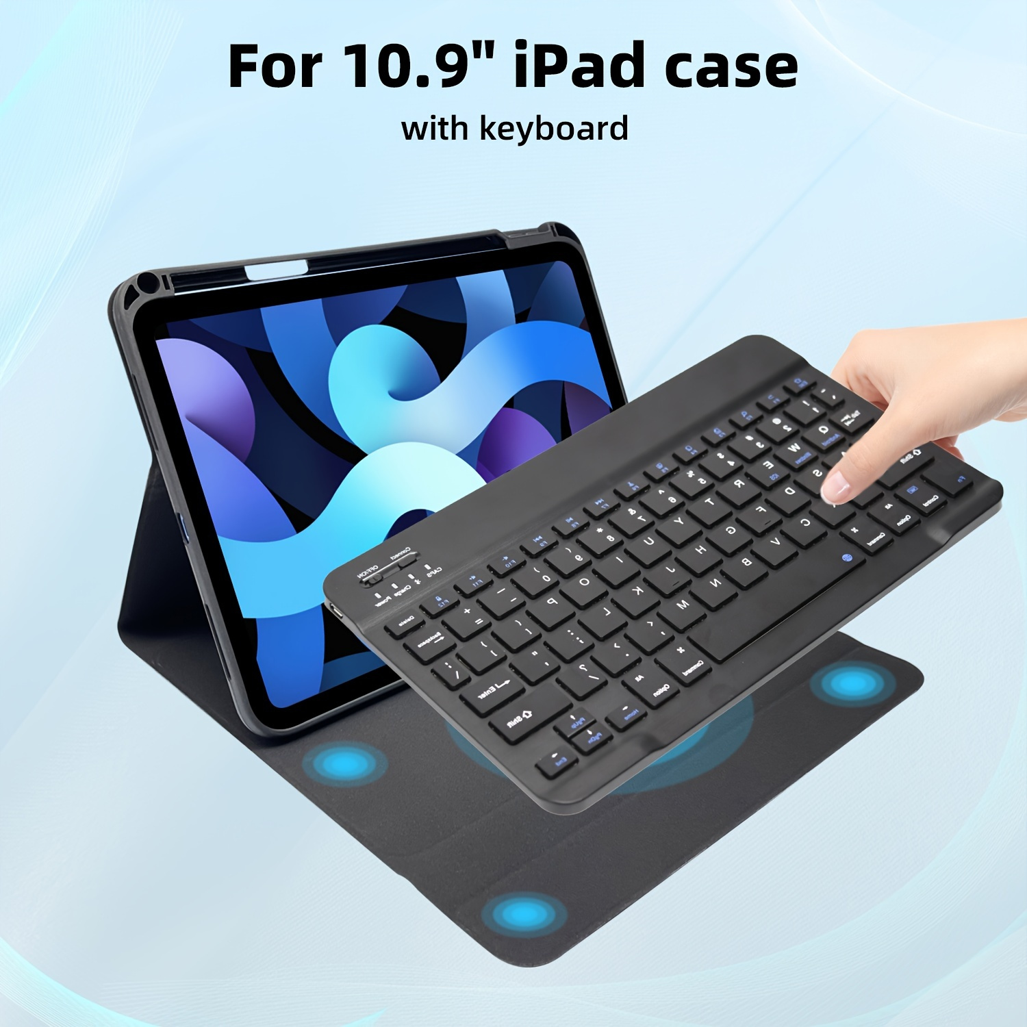 10 Inch Backlit Bt Wireless Magnetic Keyboard Case Multi Angle Adjustable With Apple Pencil Holder For Ipad 10th Gen Case 2022 Electronics Temu LeiJue Magnetic Keyboard Case for iPad 10th Generation 10.9 inch 2022,Slim Floating Cantilever Stand Keyboard with Backlight Colors,Wirele(並行輸入品)