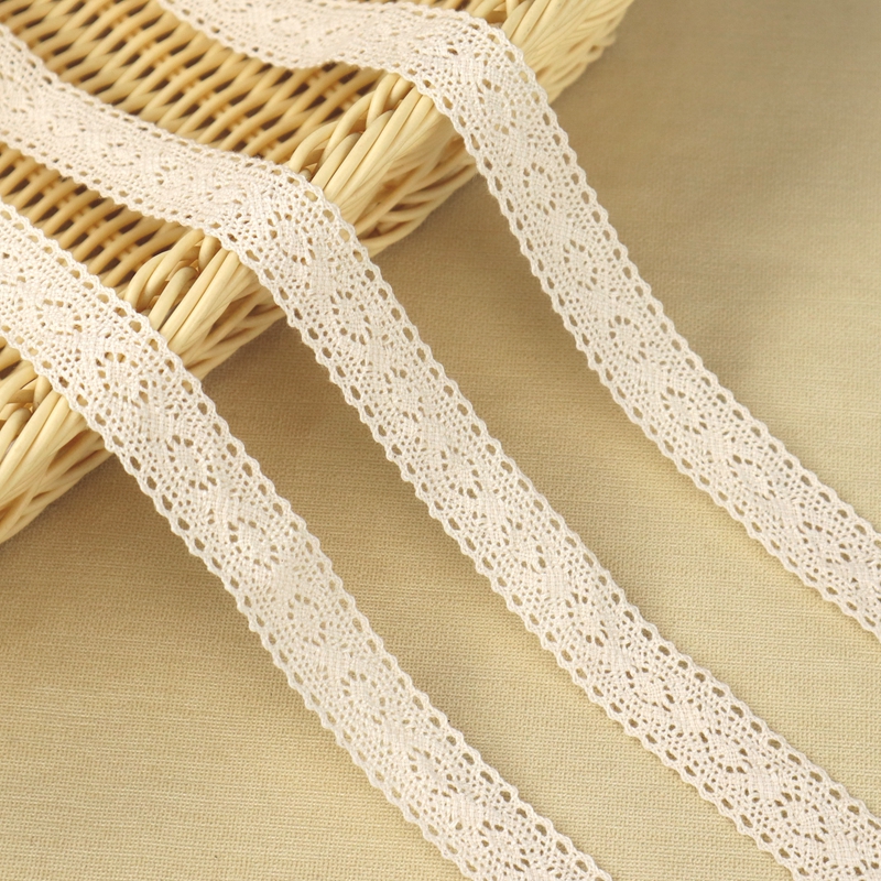 Lace Ribbon Cotton Crochet Lace Trim White Sewing Lace Ribbon by