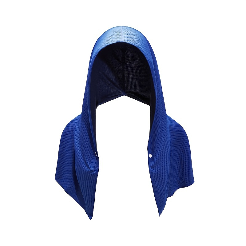 

Quick Dry Cooling Hoodie Towel For Outdoor Sports And Gym - Uv Protection, Absorbent, Ideal For Golf, Cycling, Riding, And Fishing