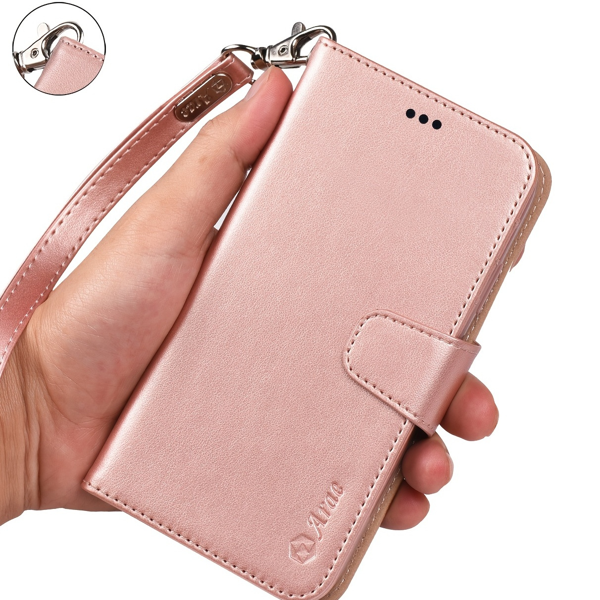 Luxury Pu Leather Double Card Sleeve Id Badge Case - Perfect Bank Credit Card  Holder Accessory! - Temu