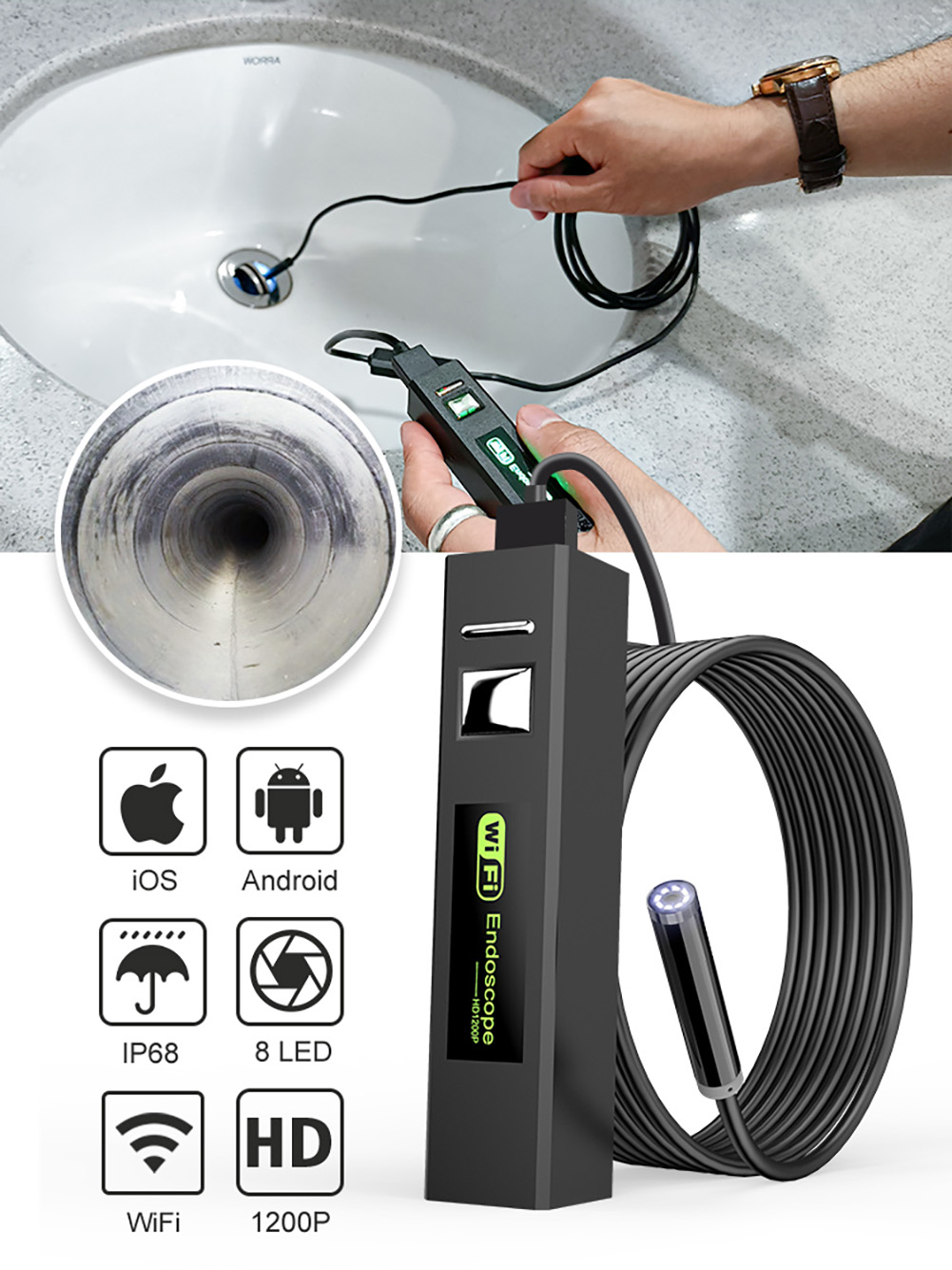 High definition Endoscope Camera Set Perfect Industrial Temu