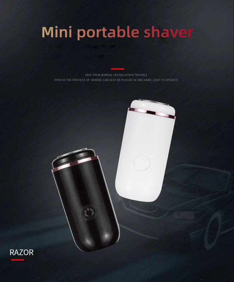 upgrade your shaving routine with this portable rechargeable mini electric shaver details 0