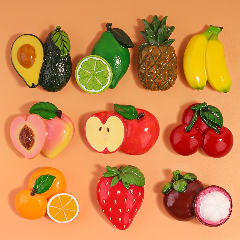 Magnetic Refrigerator Stickers, Notes Magnetic Message Stickers, Fruit  Style Photo Magnetic Stickers - Temu