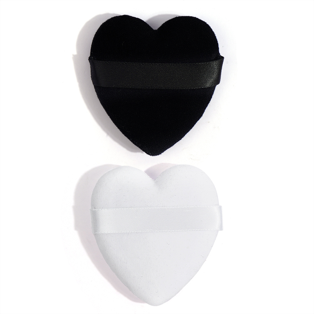 Heart Shape Makeup Powder Puff For Loose Powder Mineral - Temu